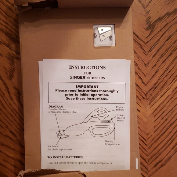Singer Cordless Smart Scissors NWOT - Picture 3 of 4